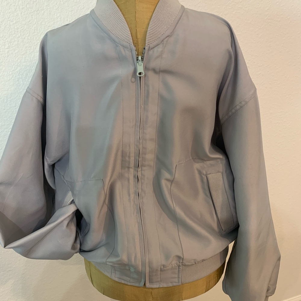 BAMBOO Shiny Silver Jacket Unisex